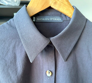 Button-Down Cropped Top