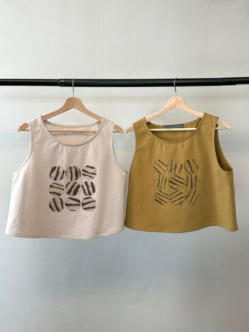 Pop Top with Natural Dye Applique