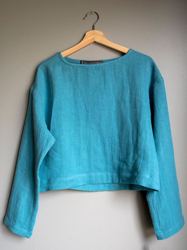 Aqua Long Sleeve Top