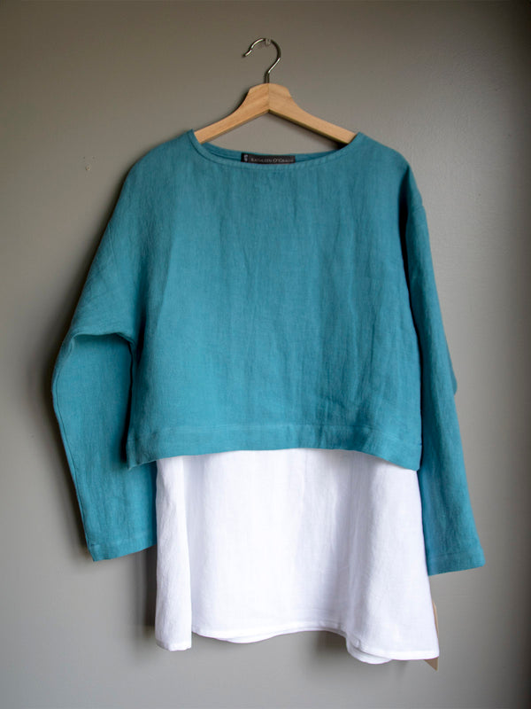 Aqua Long Sleeve Top