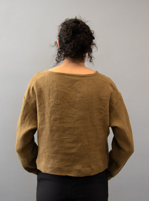 Lichen Cropped Top - Back