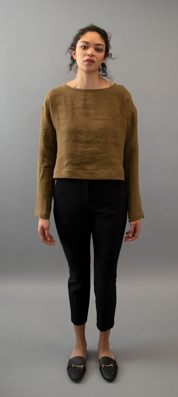 Lichen Cropped Top - Full View