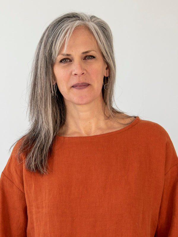 Tangerine Long Sleeve Top