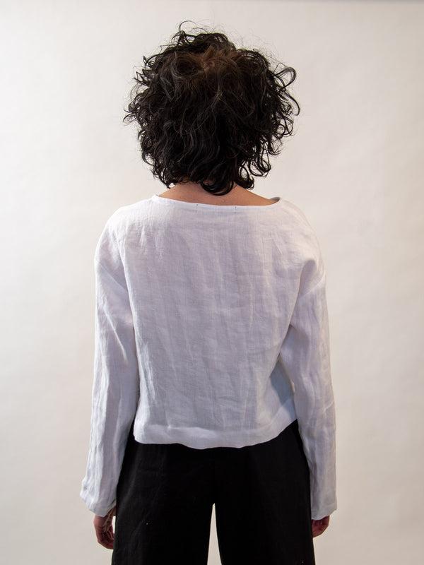 Optic White Long Sleeve Top
