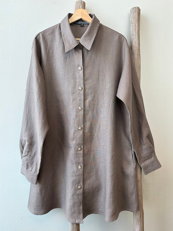 Classic Tunic w/ Cuffs - Khaki Shadow