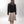 Bias Skirt in Natural Linen Jacquard - Back View