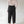 Pleated Pant, Black - Back View