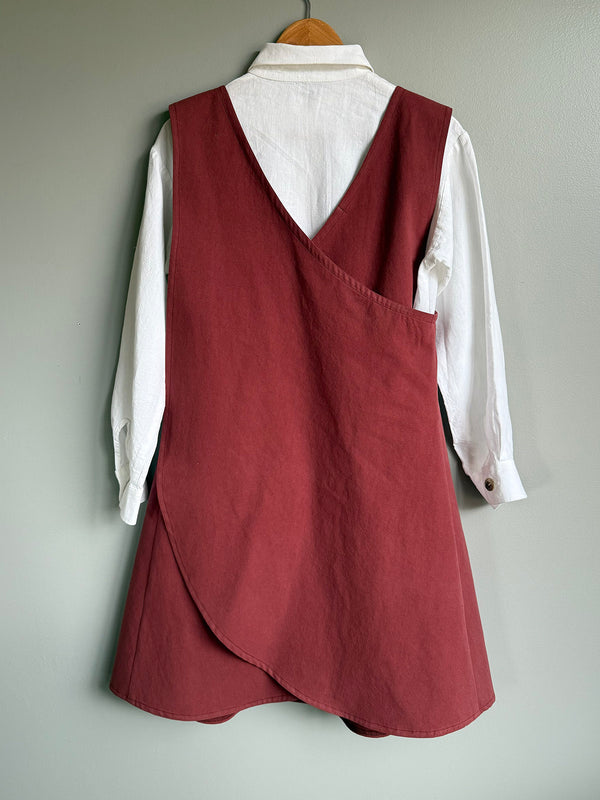 Cross-Back Tunic - Cinnebar