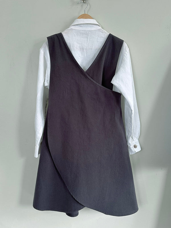 Cross-Back Tunic - Graphite