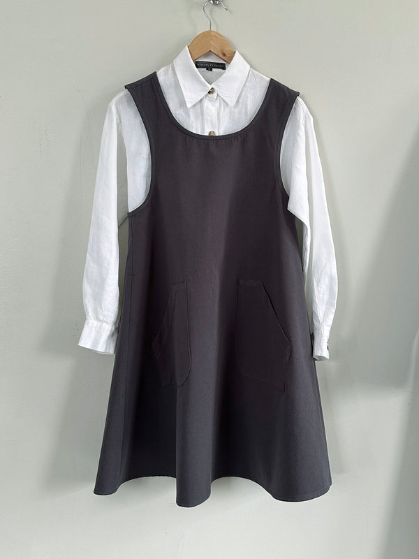 Cross-Back Tunic - Graphite