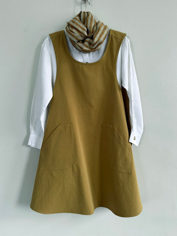 Cross-Back Tunic - Green-Gold