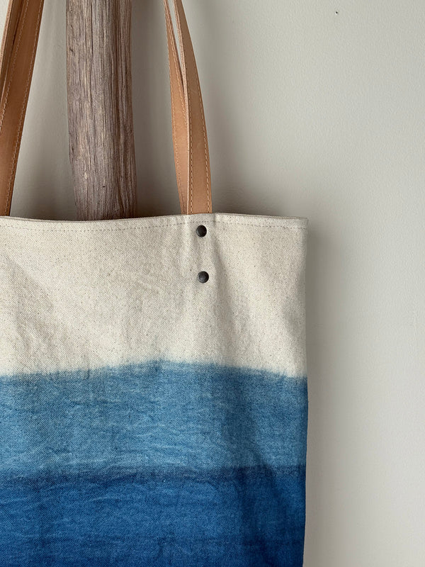 Indigo Canvas Tote