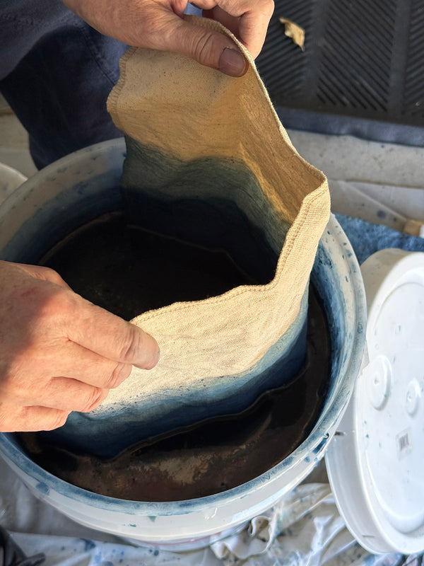 Indigo Canvas Tote