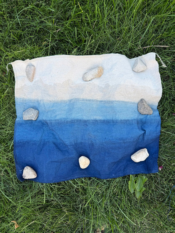 Indigo Canvas Tote