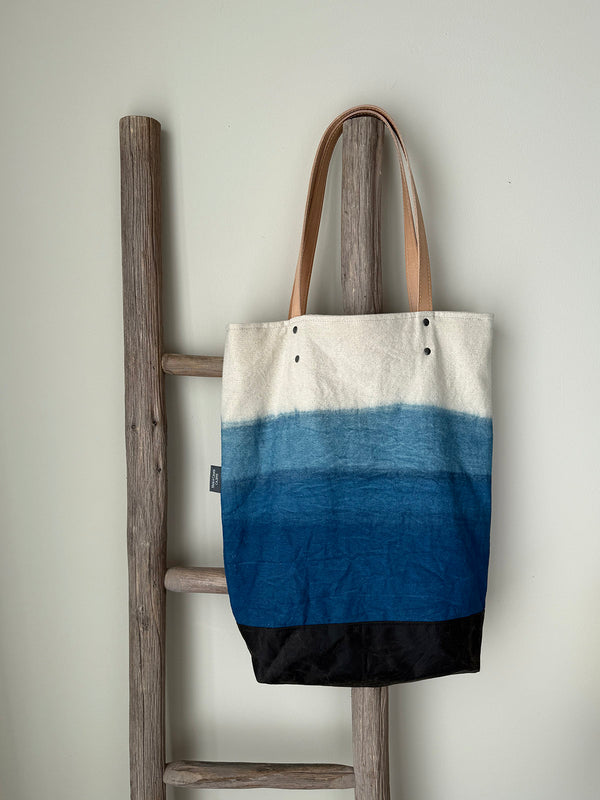 Indigo Canvas Tote