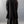 Black Shawl Collar Wrap Coat - Back