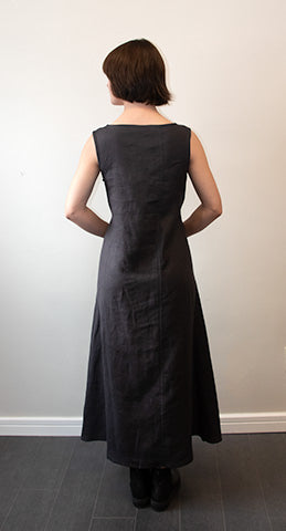Linen A-Line Jumper Dress